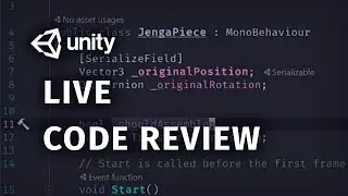 Unity Code Review — Refactoring Some Common Unity Mistakes