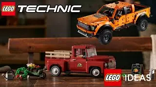 Новинки Lego Technic - Ford 42126 и Lego Ideas Pickup Truck 10290 (2021).