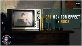 HOW TO CREATE CRT MONITOR EFFECT IN NUKE | VFX VIBE