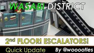 LEGO Wasabi District Quick Update 2 - Another Floor Added! More elements WIP!