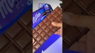 Asmr | Milka & Oreo unpacking #chocolate #chocolatebars #asmr