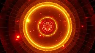 4K Seamless Loop Motion Graphics Of Flying Into Circle | Animated Music Video