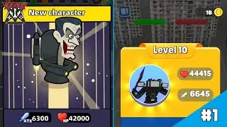 Merge War Skibidi vs Camera VS Zombie Evolution Battle Gameplay 1 | Merge Master