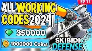 UPD⚡SKIBIDI TOWER DEFENSE CODES 2024 |ROBLOX SKIBIDI TOWER DEFENSE CODES 2024