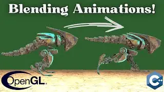 HOW TO BLEND SKELETAL ANIMATIONS // OpenGL Tutorial #42