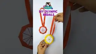 Ready, set, craft #olympics medals! 🏅#shorts #openingceremony #papercraft #olympicgames #kidscraft