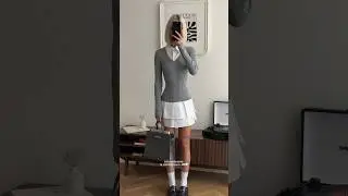 идеальное платье для школьных будней🏹🤍 #ootd #school #outfit #ozon #платье