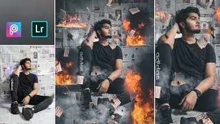 PicsArt Editing Tutorial | Burning Newspaper Heavy PicsArt Photo Manipulation of 2020