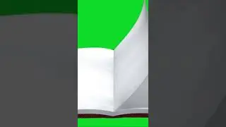 Book page flip loop animation 3d animation green screen no copyright video