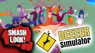 Taking Over The Town With Naruto Runners In DEEEER Simulator (Deer Sim) - Smash Look!