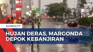 Diguyur Hujan dan Angin Kencang, Banjir dan Pohon Tumbang di Depok