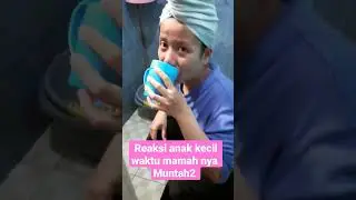 mamah nya muntah2 anak nya ngambil air reaksi nya bikin haru