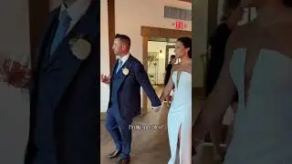 Bride & Groom see their stunning reception for the first time 🥹