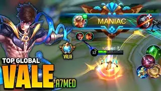 MANIAC! Vale Forgotten Mage Still OP! [Top Global Vale] by A7med - Mobile Legend