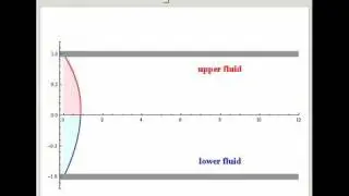 Adjacent Flow of Two Immiscible Fluids