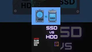 SSD vs. HDD: What's the Difference? #ssd #hdd #computerbasics #shorts