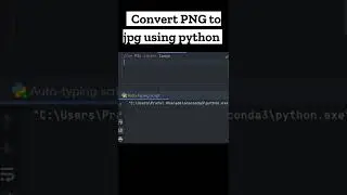 Convert PNG to JPG in just 4 lines of code using Python 😮 #shorts