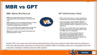 MBR vs GPT | Difference between MBR  and GPT