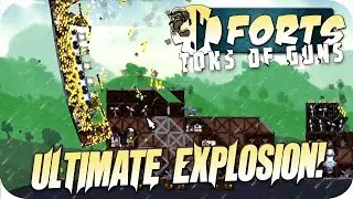 Forts 3v3 Multiplayer Gameplay Five Core Drop Heart Stopping Explosion!