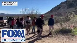 Shocking footage shows adult, male migrants dropped at California border