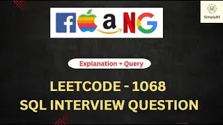 Leetcode 1068 - Product Sales Analysis I | Crack Sql Interview in 50Q | #sql #mysql #leetcode