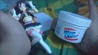 Cleaning your Anime Figurine be like (we got him meme)