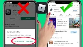 Как исправить ошибку «Невозможно установить Roblox» в Google Playstore | Не могу установить Roblox