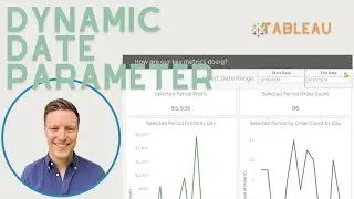 Dynamic Start and End Date Filter in Tableau