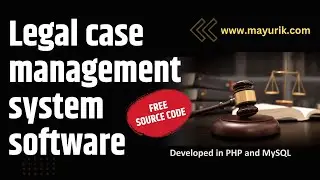 Legal case management system in php | Lawyer Office Management Software | Source Code & Projects