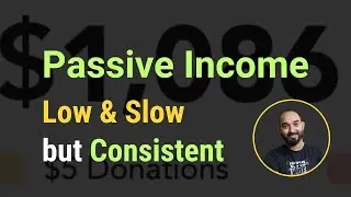 Passive Income - Low, Slow but CONSISTENT Earning