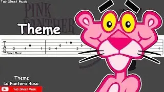 The Pink Panther (La Pantera Rosa) - Theme Guitar Tutorial
