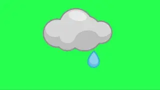 Animated Rain Cloud Weather Green Screen | Monsoon CG | Sky Fx