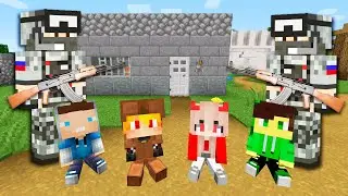 ЗА ЧТО СОЛДАТЫ ПОСАДИЛИ МОИХ ДЕТЕЙ В ТЮРЬМУ В МАЙНКРАФТ ! Алексбой Minecraft