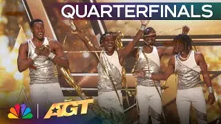 Hakuna Matata Acrobats Receives The GOLDEN BUZZER From Sofia Vergara! | Quarterfinals | AGT 2024