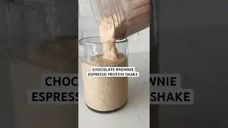 Chocolate Brownie Espresso Protein Shake | 27g PROTEIN #proteinshake