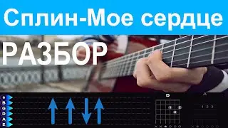 Сплин - Мое сердце остановилось. Разбор на гитаре