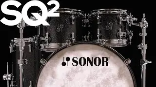 Sonor SQ2 4pc Vintage Beech Kit - Black Sparkle (Carousel)