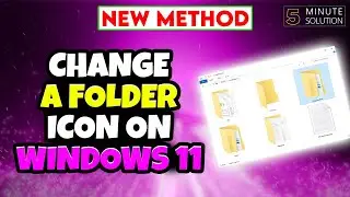 How to Change a Folder icon on Windows 11