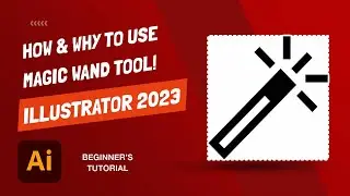 How To Use Magic Wand Tool - Adobe Illustrator - Beginners Tutorial