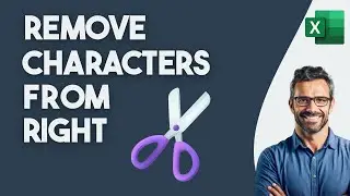 How to remove characters from right in Excel