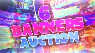 6 channel banners (auction) closed obviously