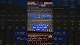 Logic Pro: Quickly Copy & Paste Plug-ins to Other Tracks