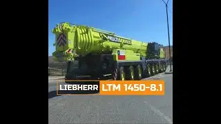 LTM 1450-8.1 - мощный быстромонтируемый кран от LIEBHERR