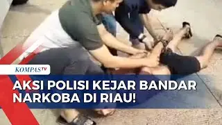 Tegang, Ini Detik-Detik Polisi Kejar Bandar Narkoba di Riau! 10 KG Sabu Disembunyikan di Bagasi