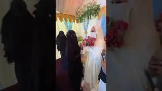 Masya Allah pengantin bercadar sahabat bercadar berdatangan