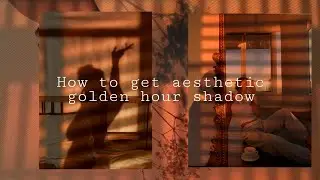 How to get aesthetic golden hour shadow in PICSART || editing tutorial || PicsArt