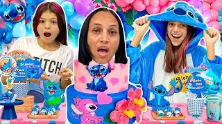 Jéssica e o aniversário Surpresa da mamãe do Stitch (Happy birthday Surprise)￼