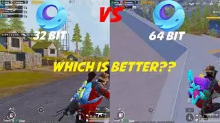 Gameloop 32 Bit Vs 64 Bit | Performance Comparison | Which Is Better | Pubg Mobile 3.2 | 2024