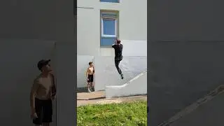 Паркур на районе😱