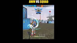 শুধু AWM গান এবং এনিমির স্কোয়াড | AWM VS SQUAD IN CS RANKED #freefire #awmheadshot